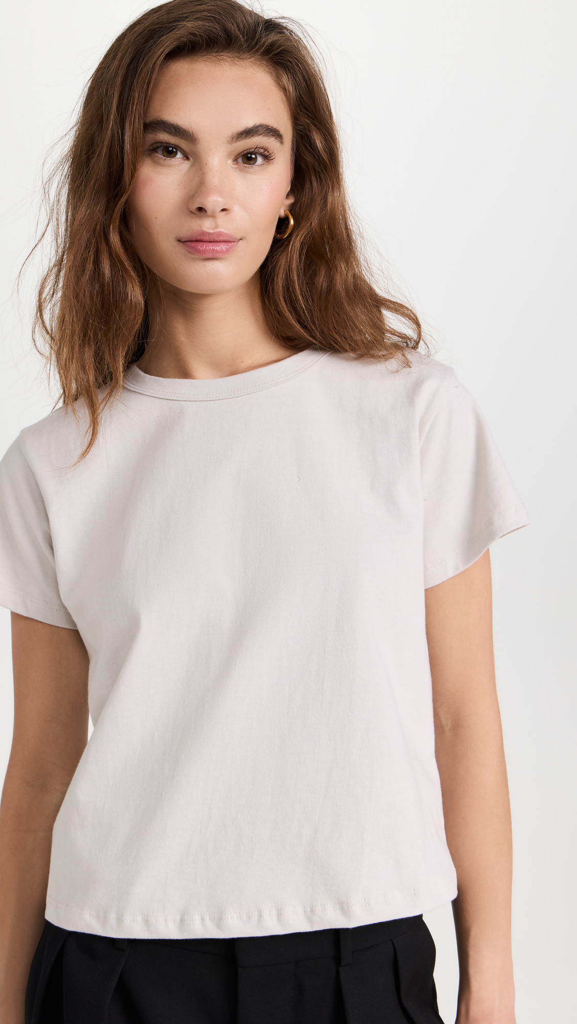Leset Classic Margo Tee Creme L | Shopbop