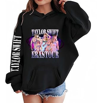 Girls Taylor Sweatshirt Thick 1989 Casual Hoodies Boys Swifts Pullover Hooded Concert Outfit Gift... | Amazon (US)