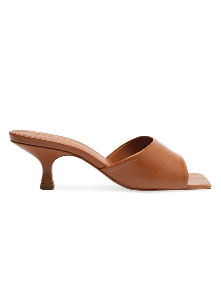Dethalia 63MM Leather Sandals | Saks Fifth Avenue