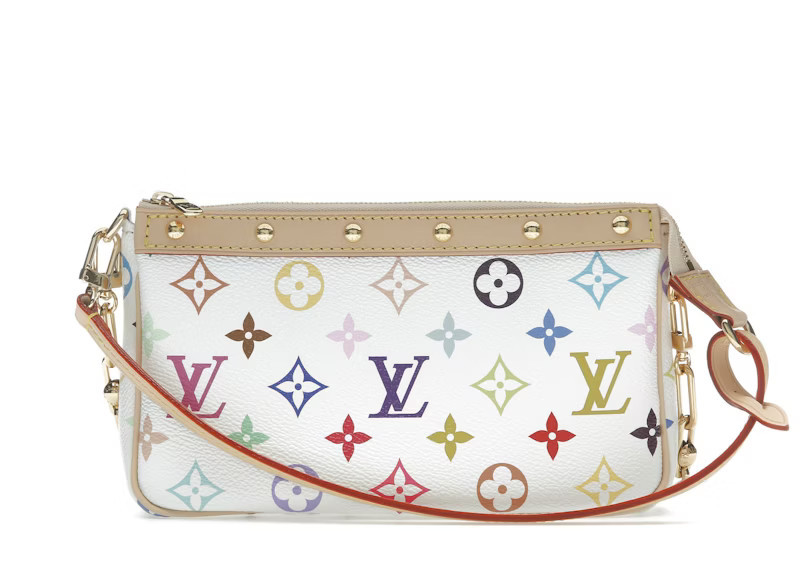 Louis Vuitton x Takashi Murakami Pochette Accessoires White Multicolored | StockX