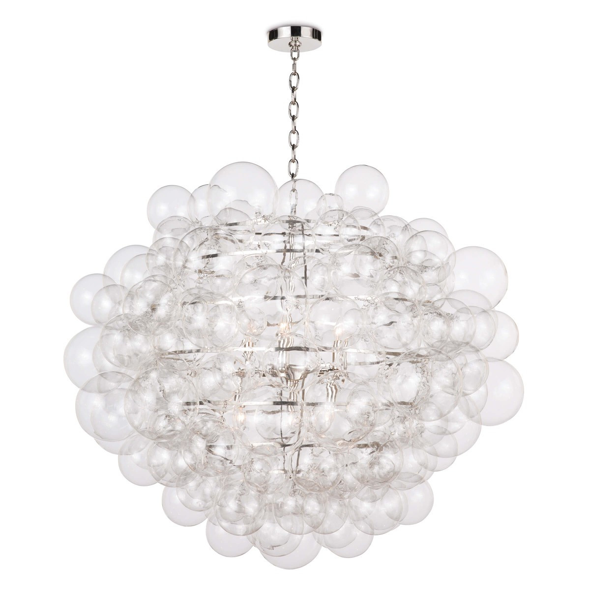 Nimbus Modern Glass Bubble Chandelier - BACKORDERED UNTIL MID MARCH 2020 | The Well Appointed House