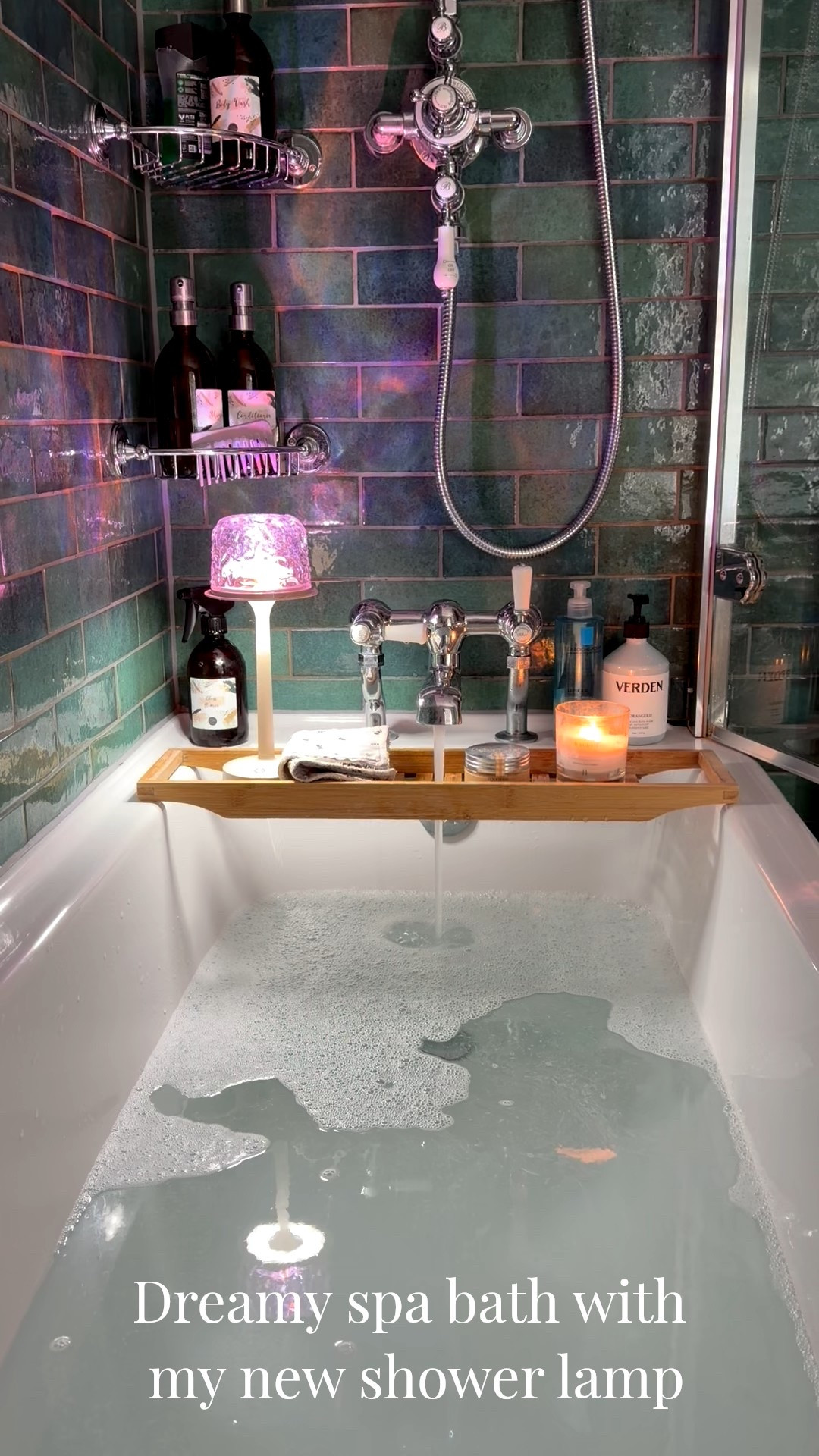 Rechargeable Shower Lamp Waterproof with Remote - such a great addition to my self-care routine