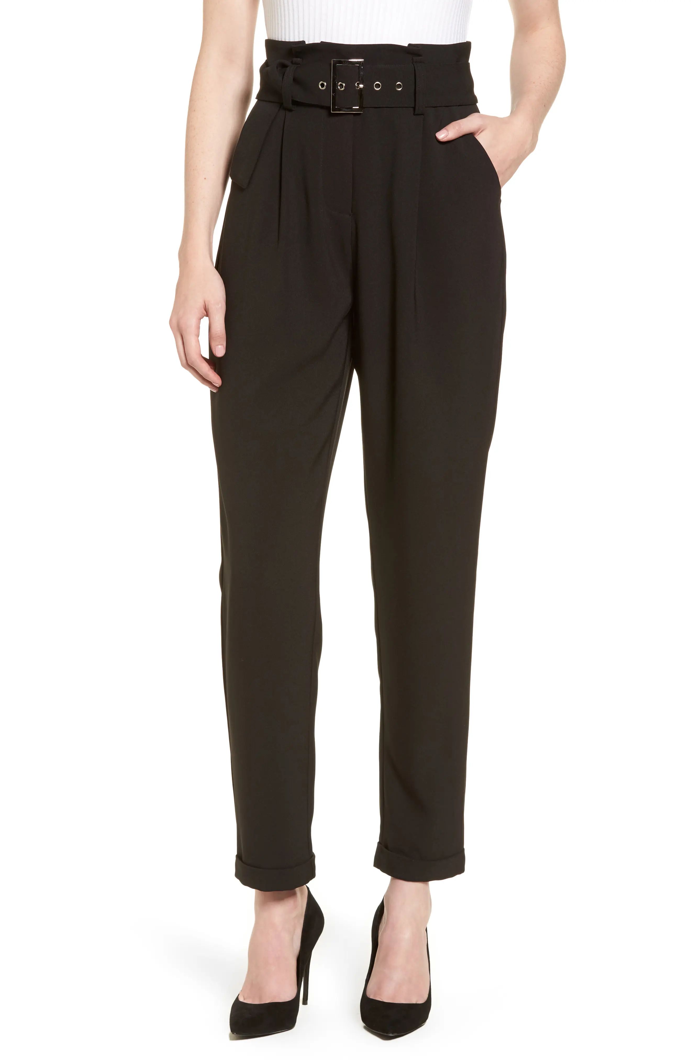 Paperbag Waist Trousers | Nordstrom