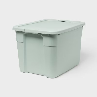 20gal Latching Storage Tote Light Green - Brightroom™ | Target