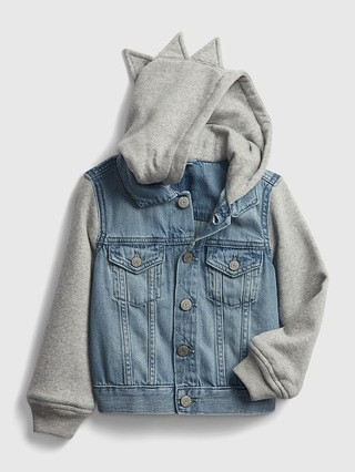 Toddler Dinosaur Denim Jacket with Washwell&#153 | Gap (US)