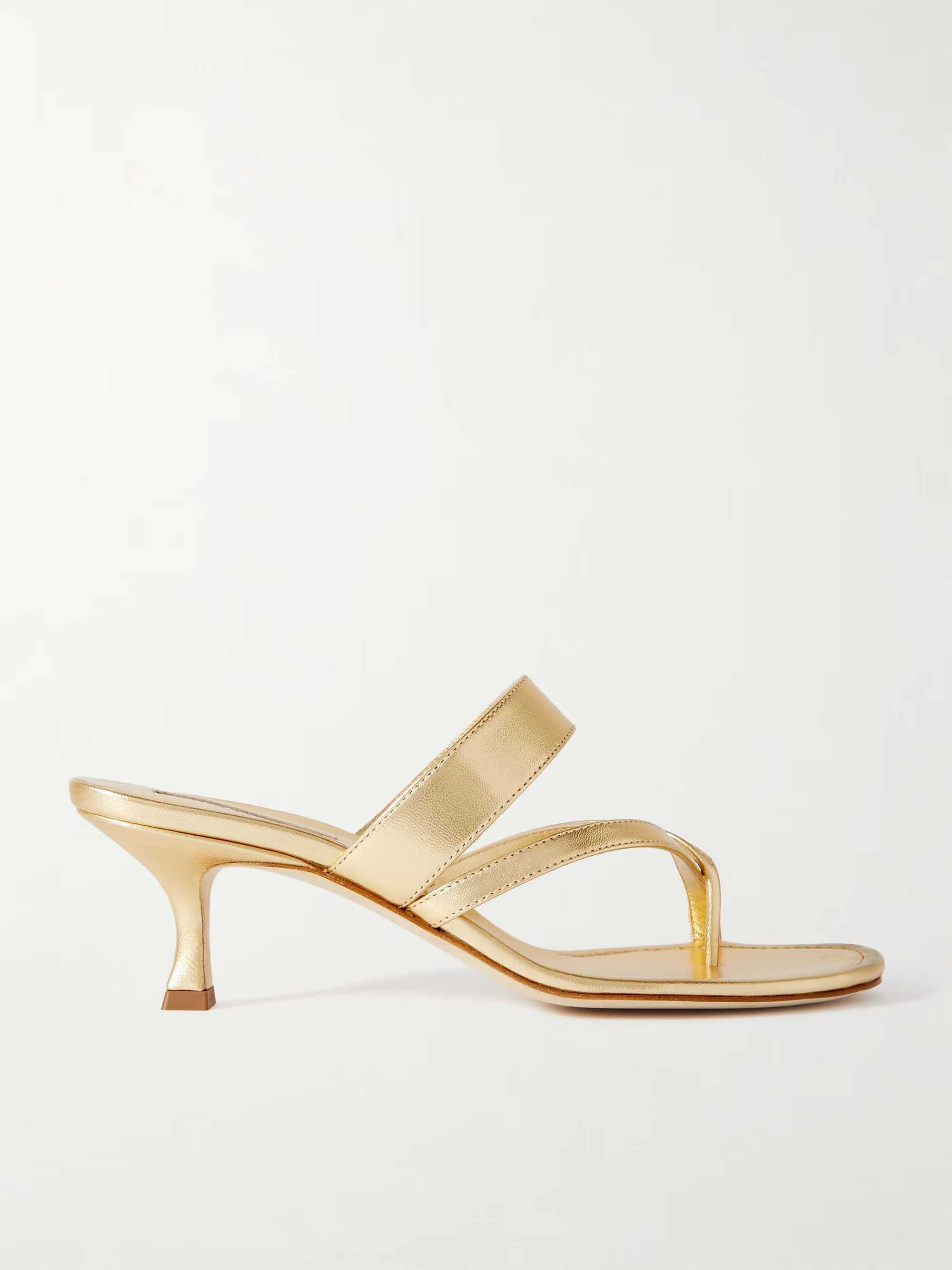 Susa 50 metallic leather sandals | NET-A-PORTER (US)