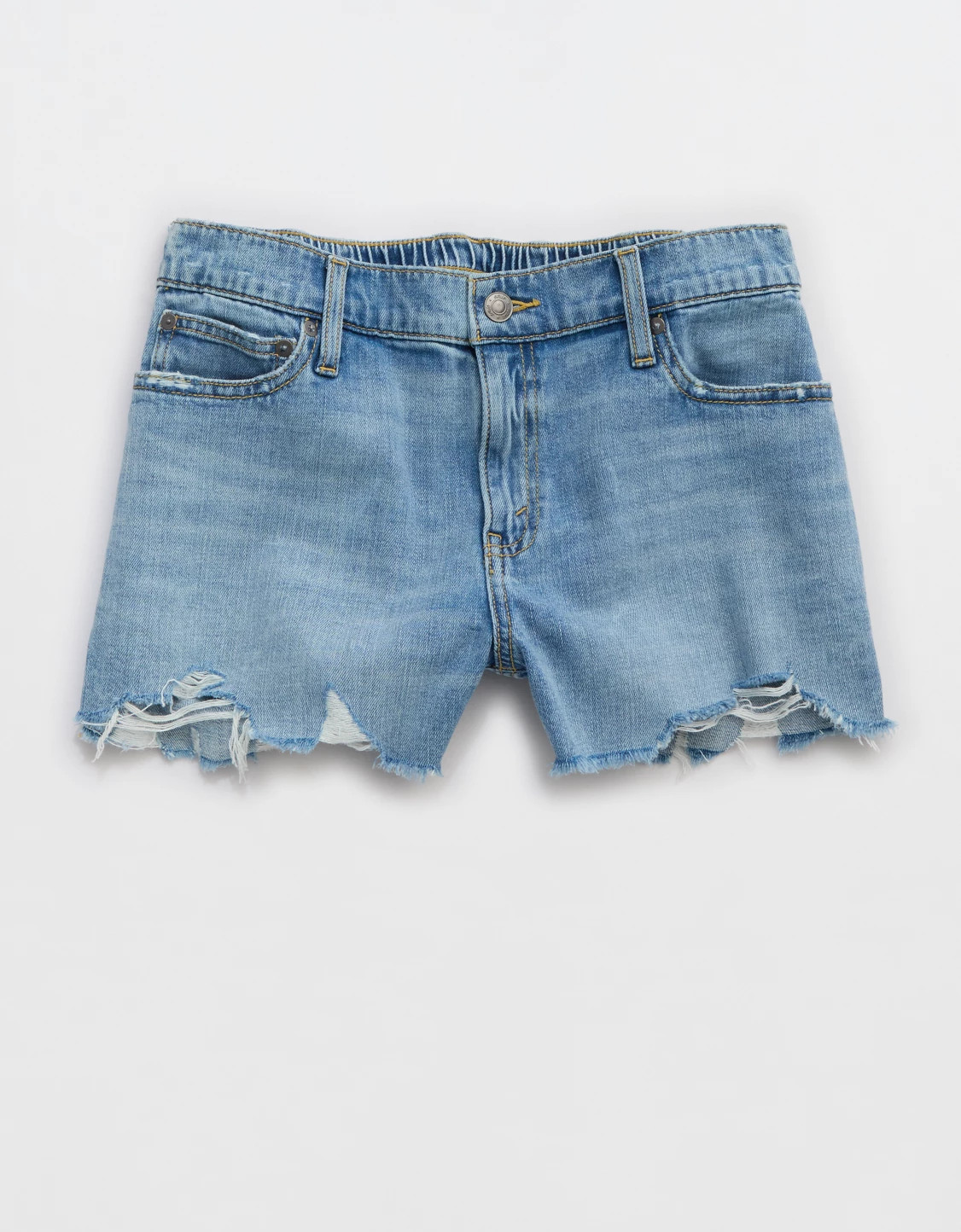 Aerie Daydream Distressed Denim Short | Aerie