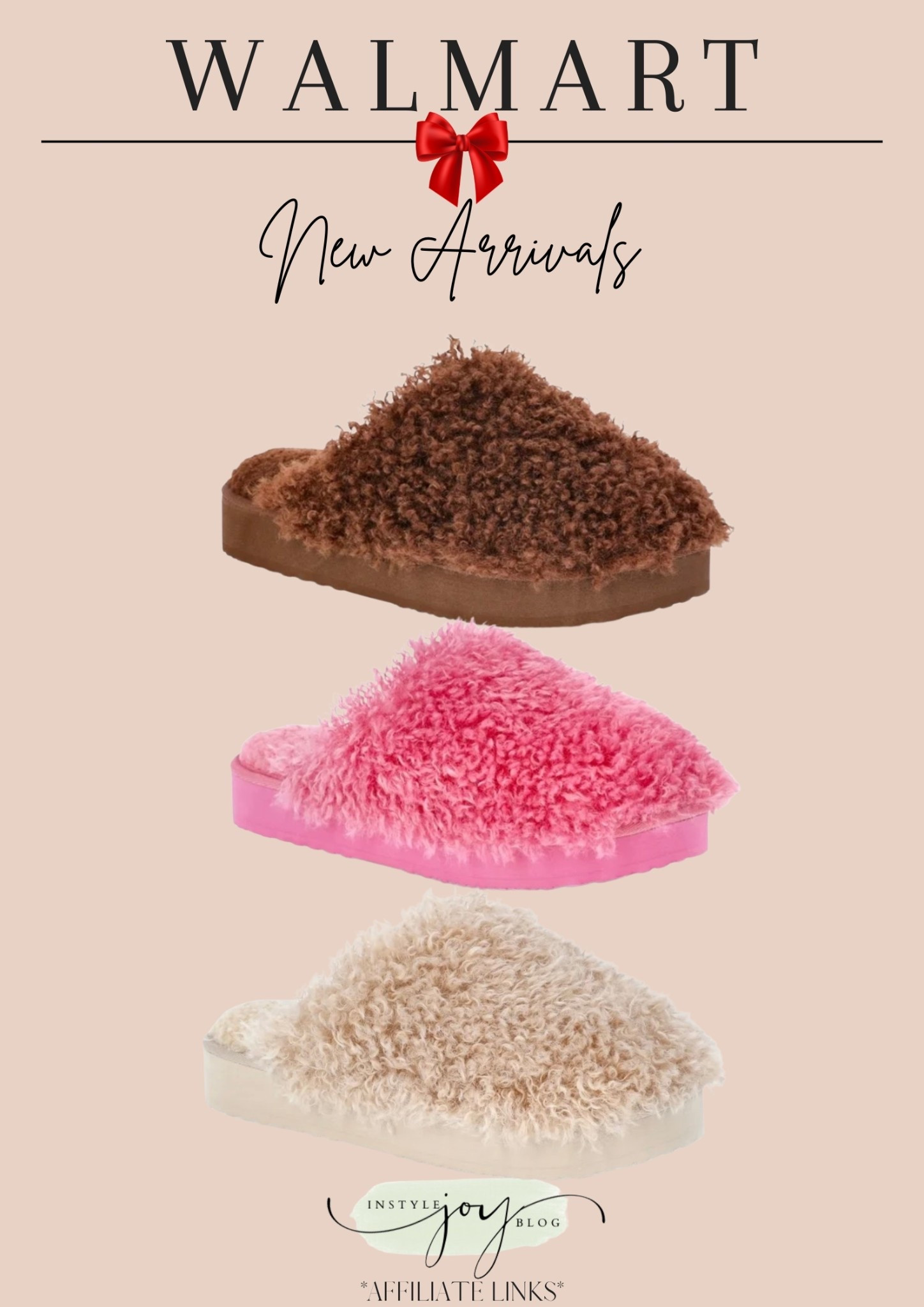 Walmart No Boundaries Women's Fuzzy Platform Slippers

#LTKFindsUnder50 #LTKTravel #LTKGiftGuide