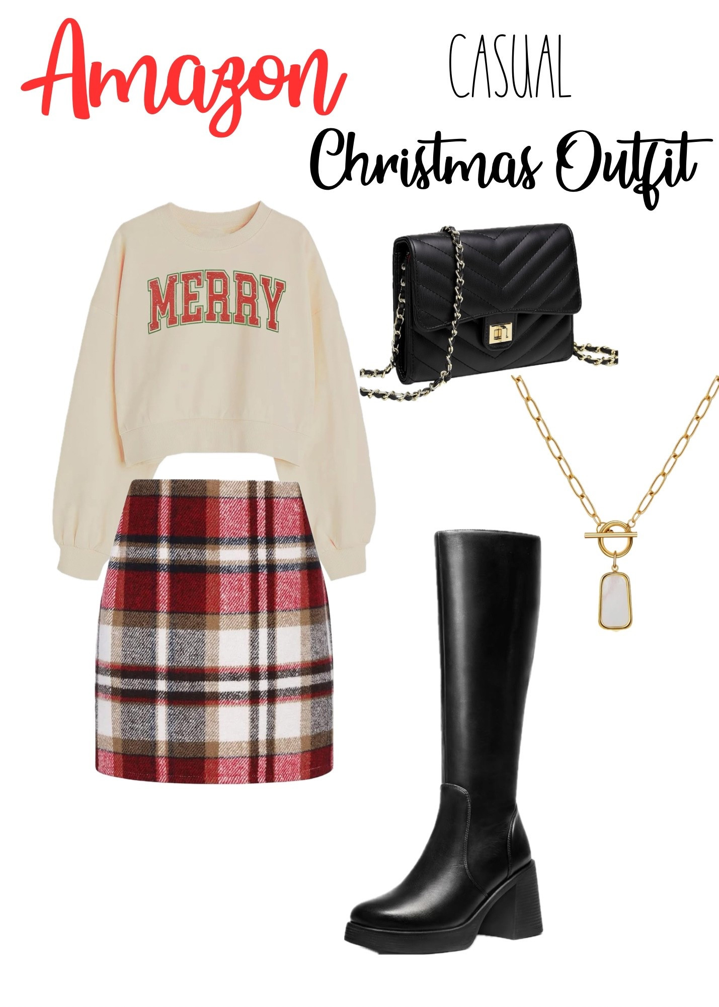 Here is a casual Christmas outfit for running around doing errands of also having lunch with one of your girlfriends. The possibilities are endless!

Amazon, Amazon fashion, Amazon associate.



#LTKPetite #LTKStyleTip #LTKHoliday