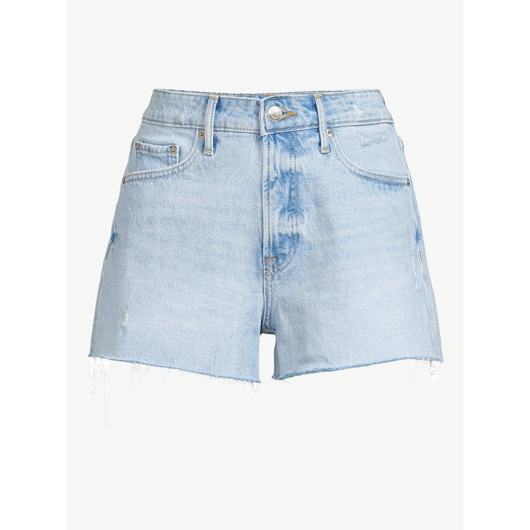 Free Assembly Women's 90's Cut Off Denim Short | Walmart (US)