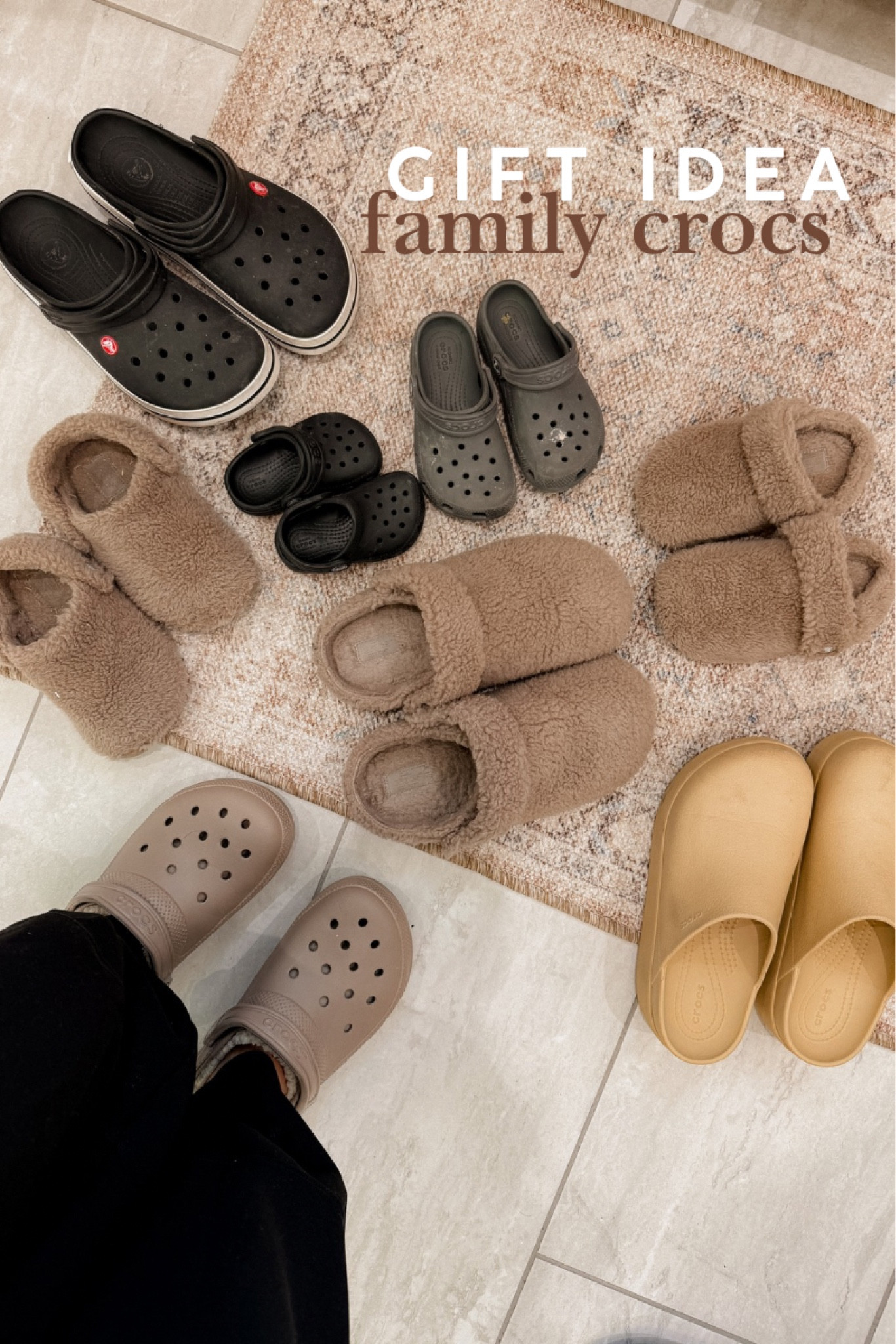 Crocs for the whole family!  
Great gift idea! The slippers are so cozy!
@crocs #giftedbycrocs #ad

#LTKFindsUnder50 #LTKStyleTip #LTKGiftGuide