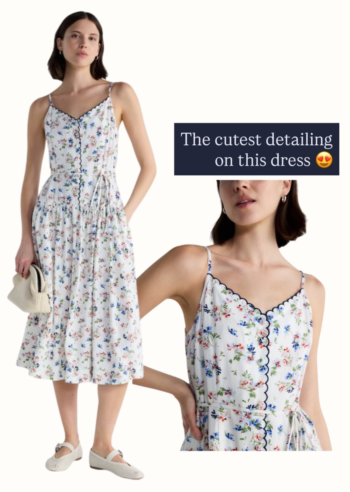 Walmart new arrival - floral sleeveless midi dress with cute scalloped detailing!

#LTKSeasonal