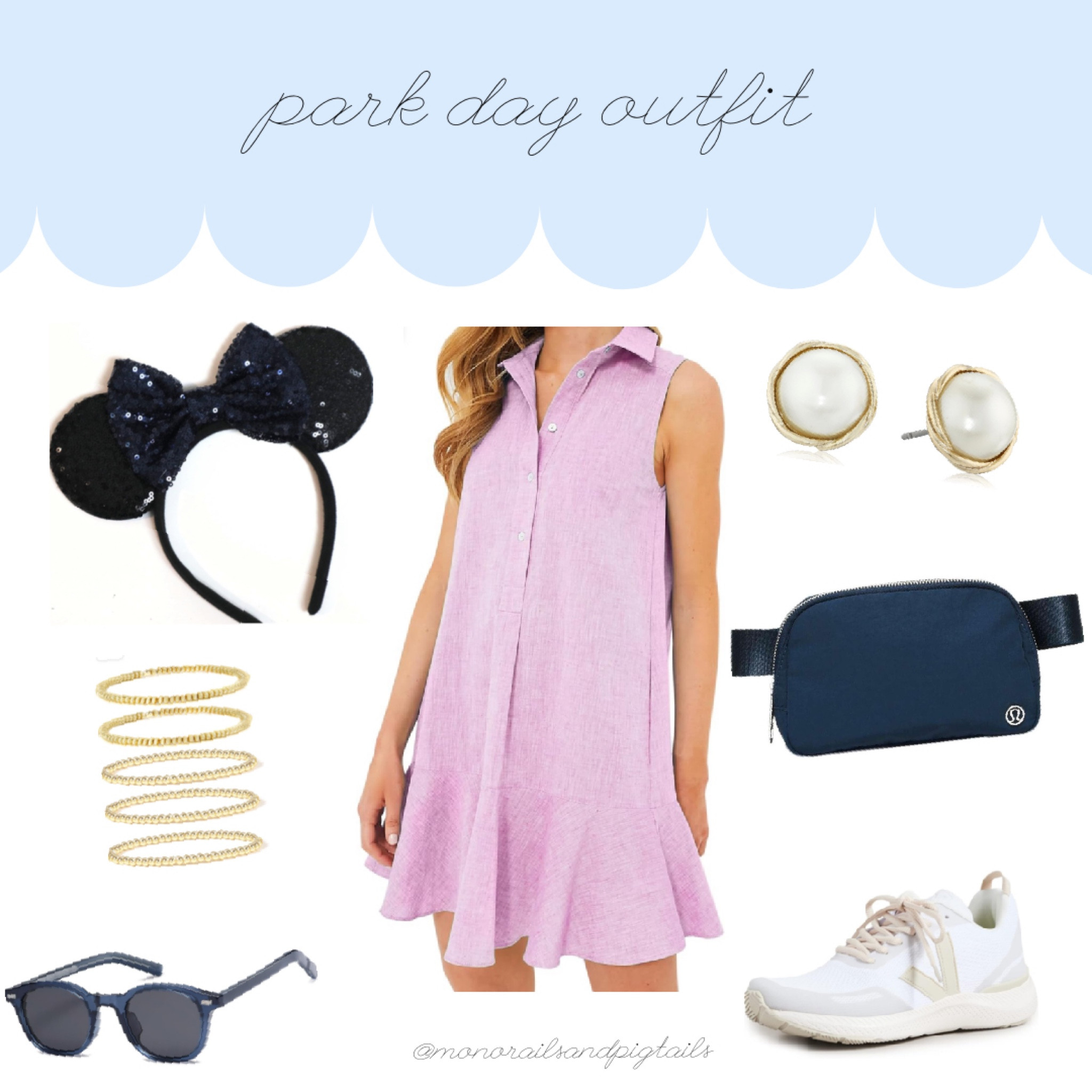 perfect park day outfit that looks put together! loving all of the navy hints! 

#LTKFindsUnder50 #LTKSummerSales #LTKSeasonal
