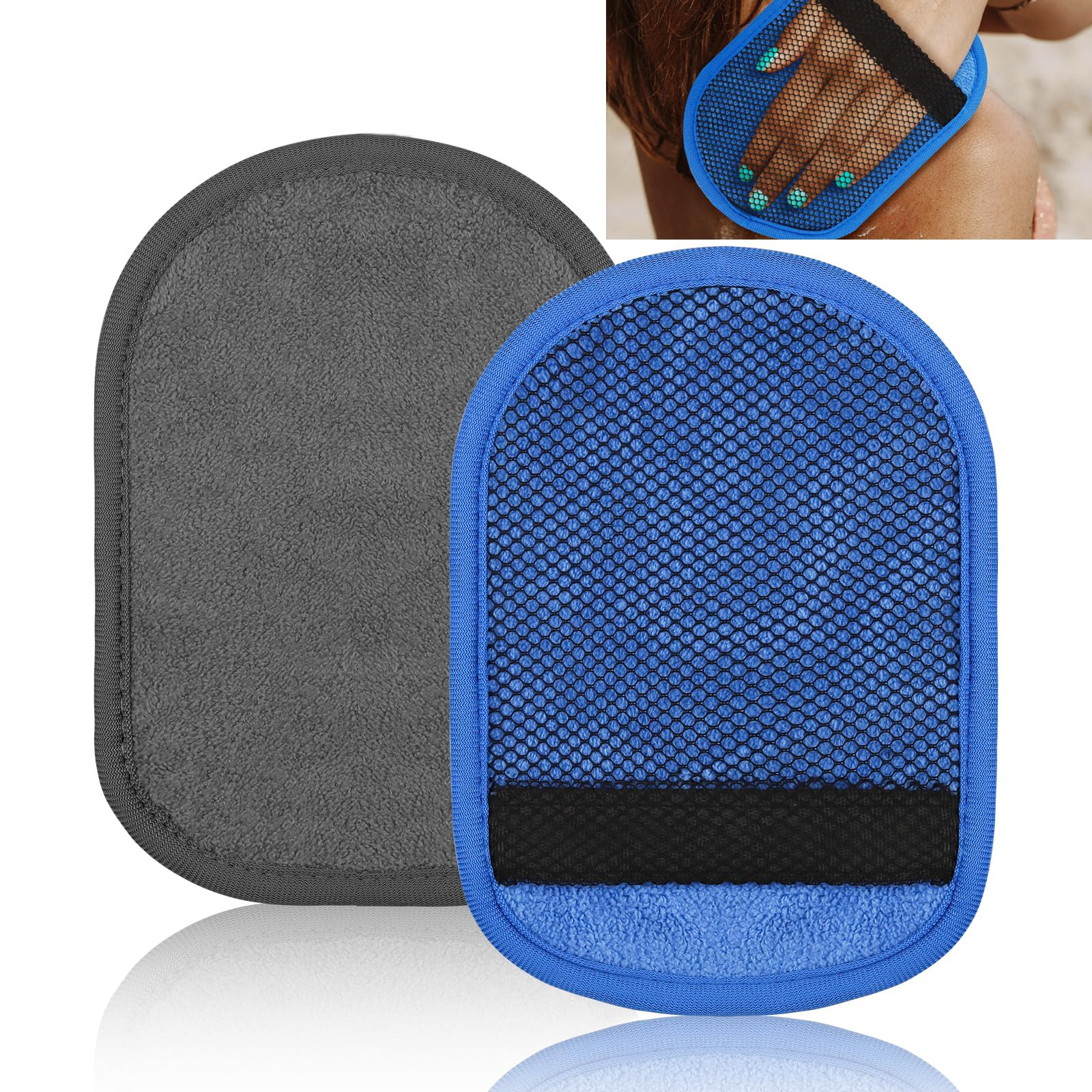 2 PCS Sand Remover for Beach, Soft Wipe Off Mitts for Sand Removal, Ideal for Beach, Volleyball, ... | Amazon (US)