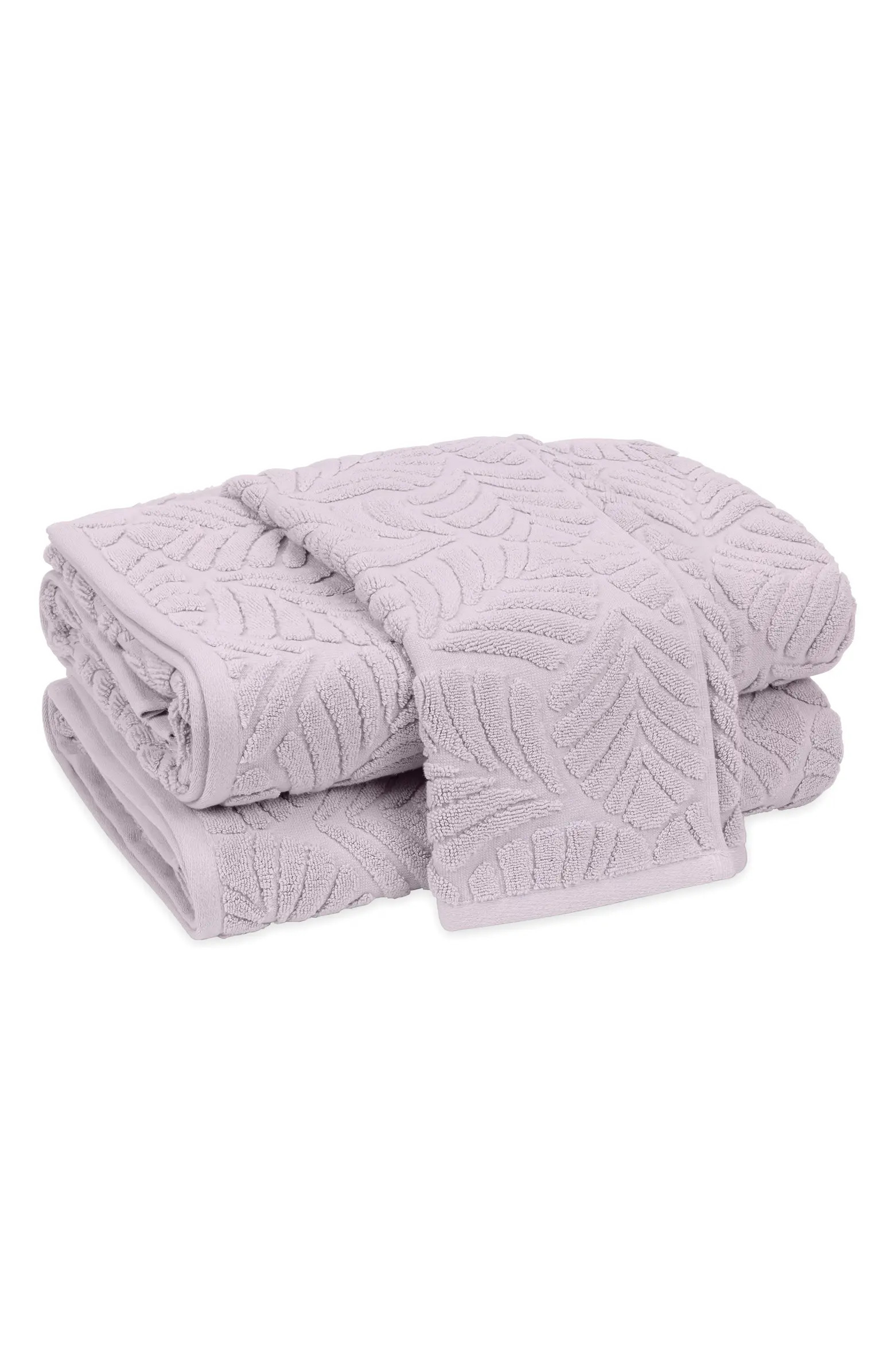 Sonia Leaf Jacquard Cotton Bath Sheet | Nordstrom