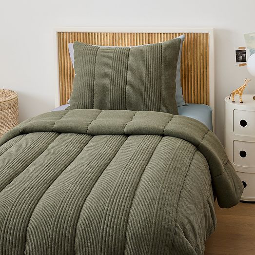 Kids Jersey Linear Cloud Comforter & Shams | West Elm (US)