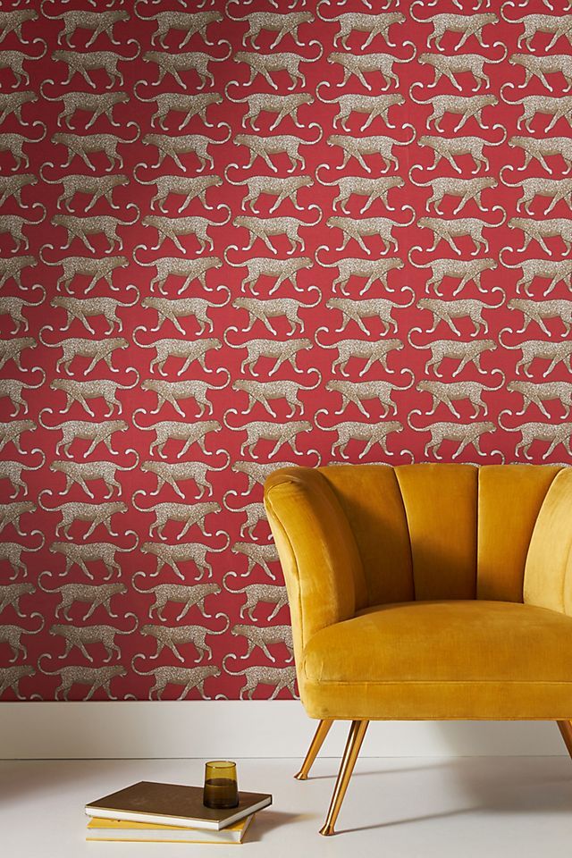 Big Cat Walk Wallpaper | Anthropologie (US)