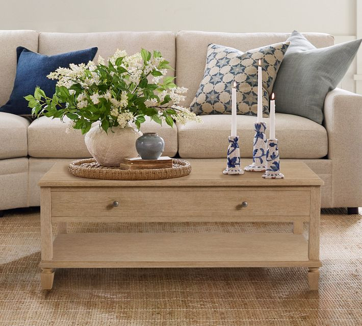 Sausalito Rectangular Coffee Table (48") | Pottery Barn (US)