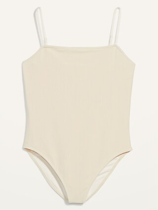 Fitted Cami Rib-Knit Bodysuit for Women | Old Navy (US)