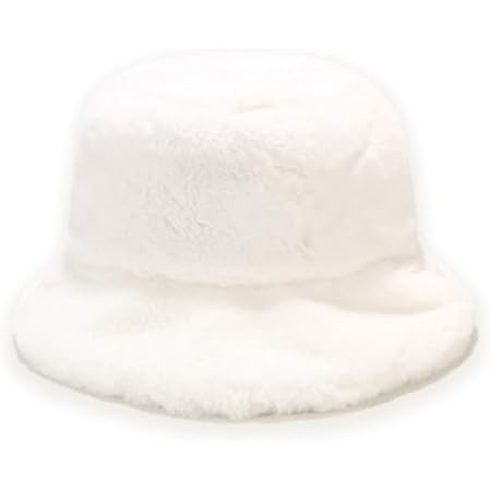 Dirholl Women's Winter Faux Fur Fuzzy Warm Bucket Hat | Amazon (US)