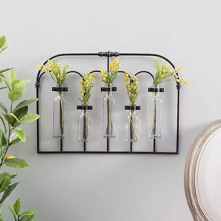 Arched Iron Bud Vase Wall Runner | Kirkland's Home