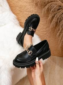 Black Loafers  | SHEIN