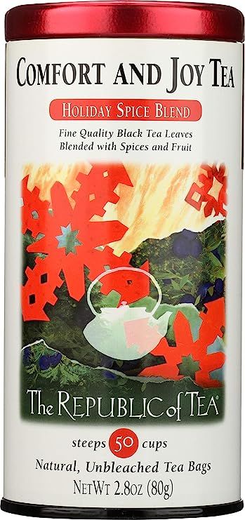 The Republic of Tea Comfort and Joy Tea – Holiday Spice Blend Black Tea | Great Tea for Holiday... | Amazon (US)