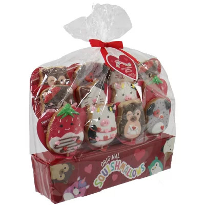 Squishmallows Valentines Day Cookie Bouquet, 12 ct. | Sam's Club