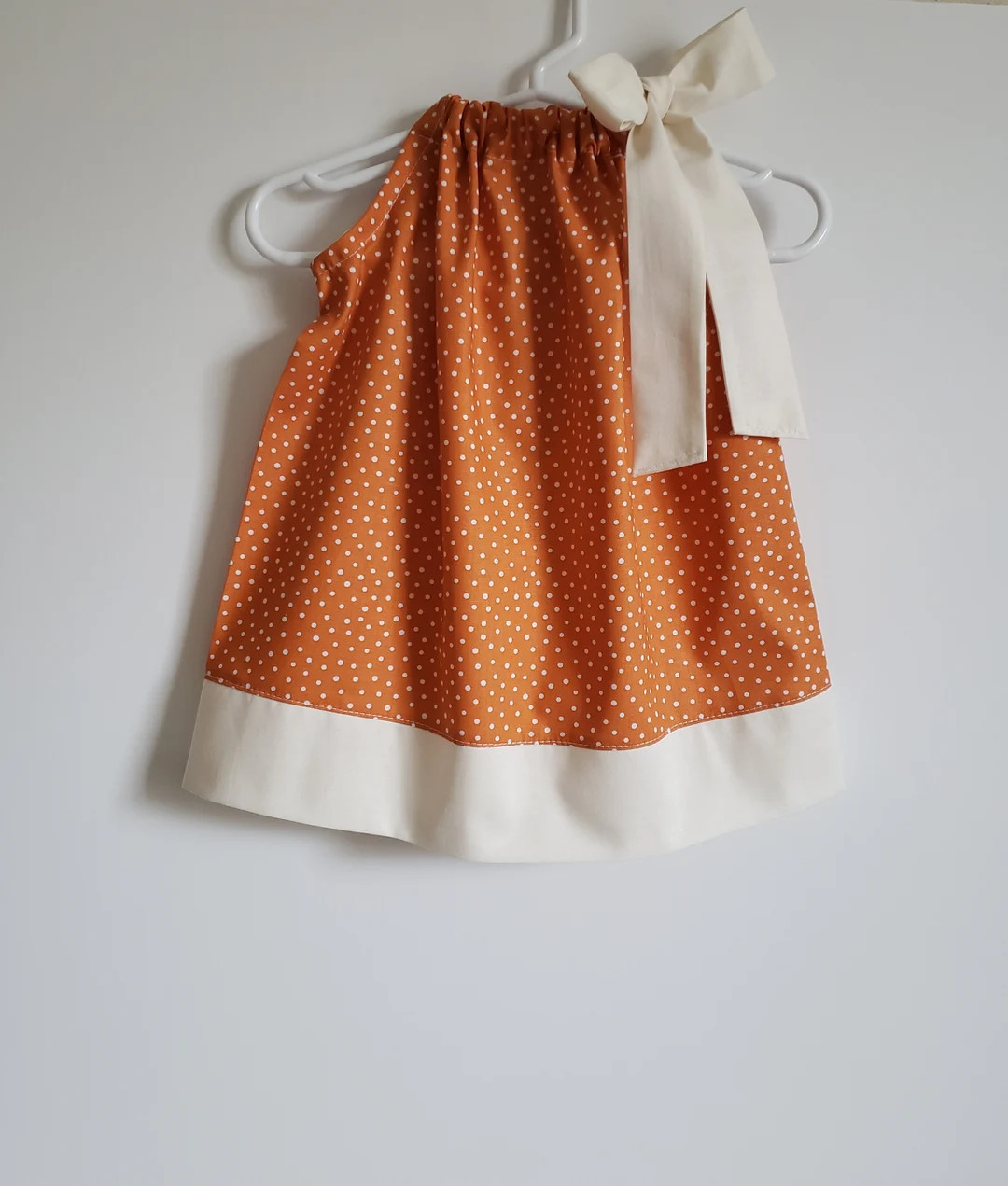 UT Dress Pillowcase Dress Texas Longhorns Girls Dresses Burnt Orange Dress Game Day Dress Toddler... | Etsy (US)