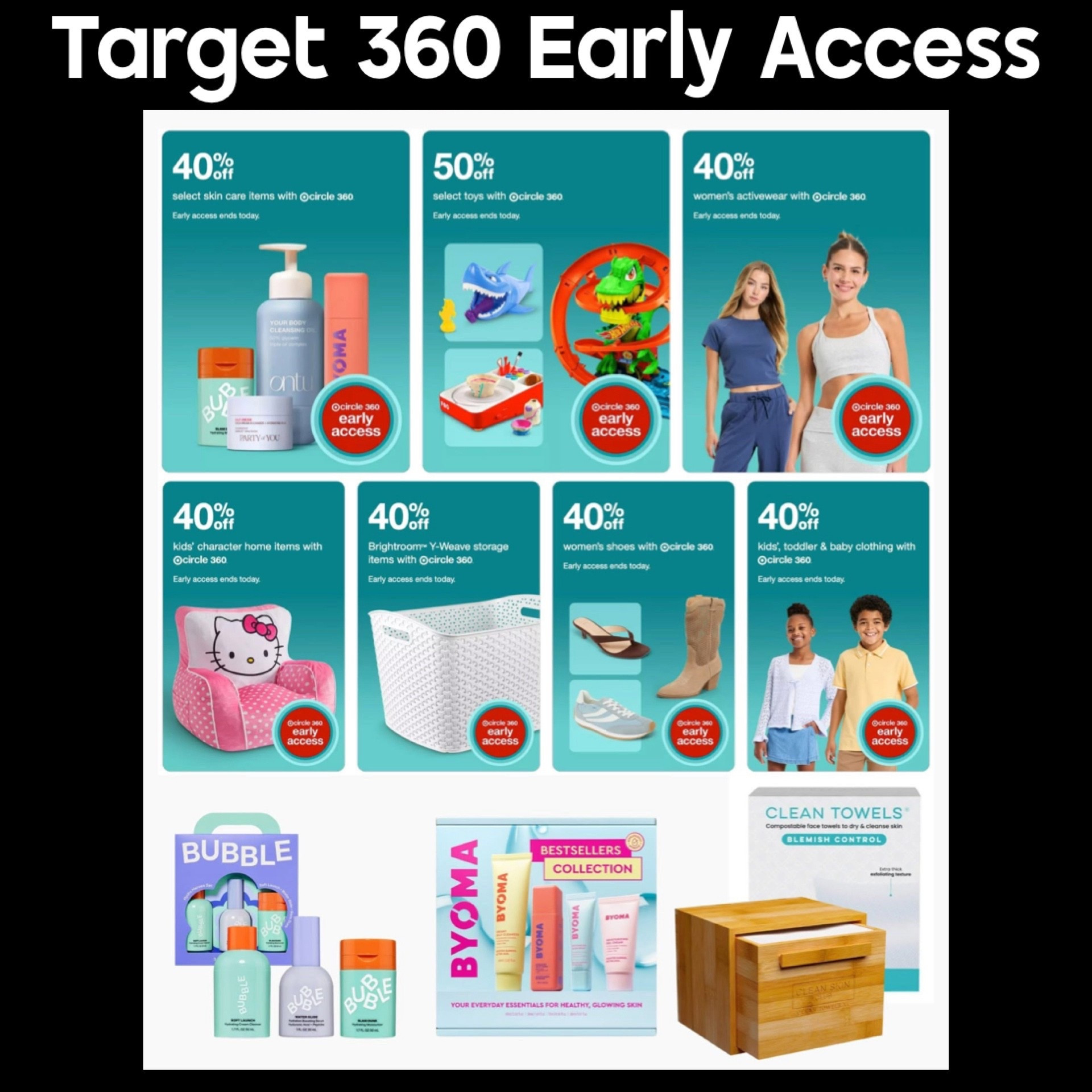 So fun! If you’re a Target 360 Member, you get early access to some AMAZING deals! Items will absolutely sell out at these prices, so it’s worth browsing early if you have access 🎯

#LTKBeauty #LTKHome #LTKSaleAlert