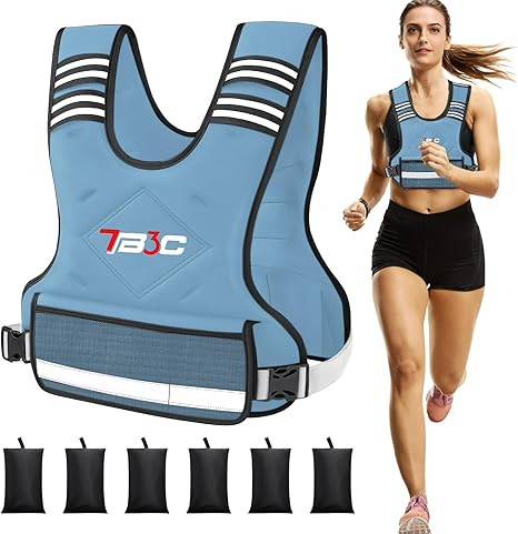 TB3C Adjustable Weighted Vest Woman, 4-10/11-20/20-30 LB Weight Vest for Women, Plus Size Womens ... | Amazon (US)