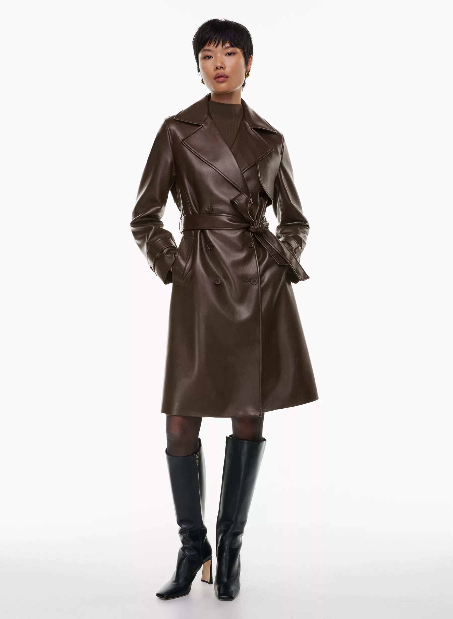 NEW TABLOID TRENCH COAT | Aritzia