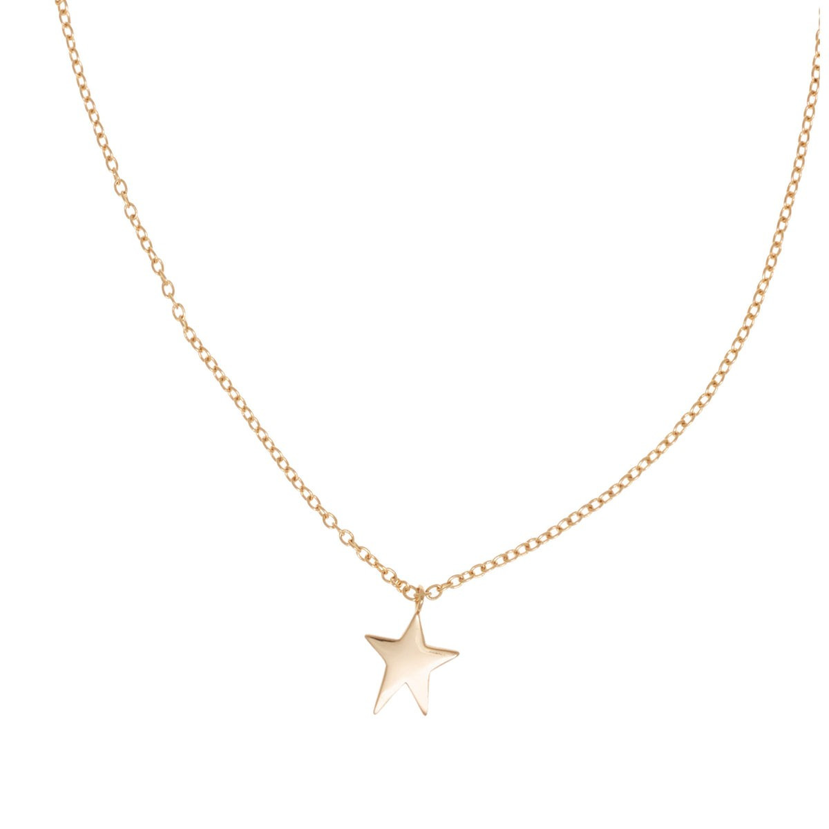 Gold Superstar Necklace | Nickel and Suede