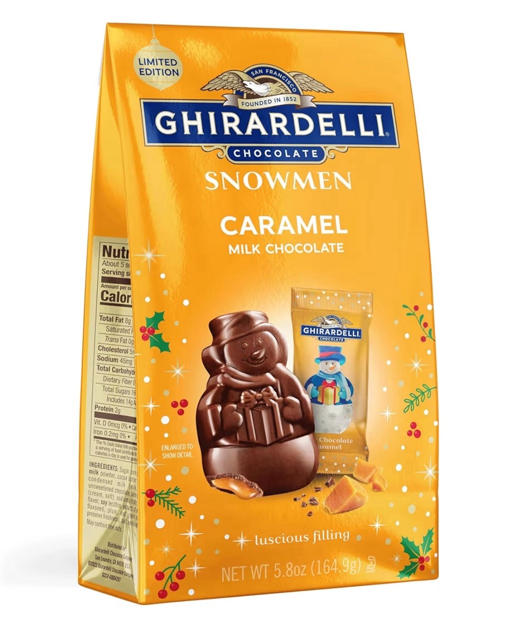 Amazon has the larger size bag of Ghirardelli Caramel Milk Chocolate Snowmen on sale for only $5 today in a Lightning Deal - normally $10! These are so tasty and the perfect size to satisfy a sweet tooth. So good! ⛄️ 

#LTKSaleAlert #LTKHome #LTKSeasonal