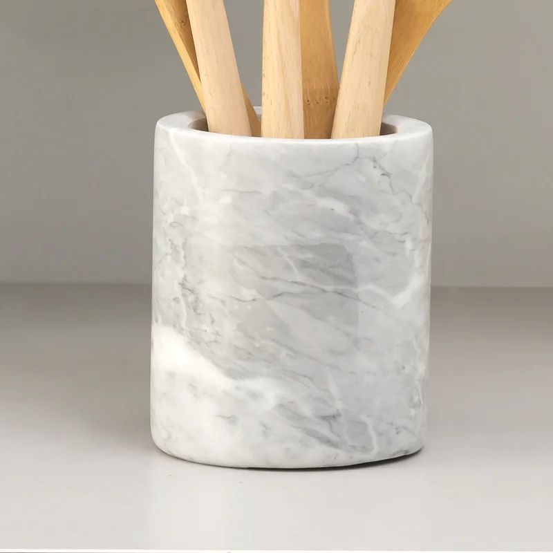 Marble White	Utensil Crock | Wayfair North America