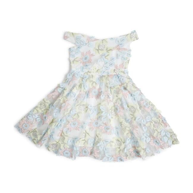 Marlo Kids | Ava Dress (White, Size 1-2Y) | Maisonette | Maisonette