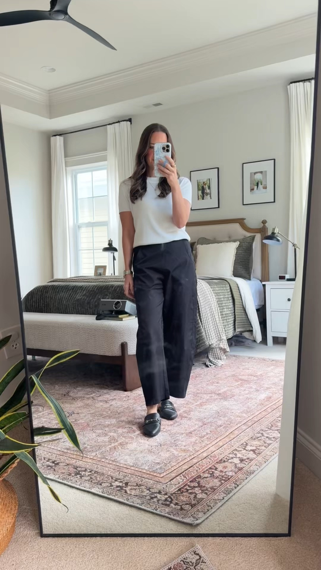 Amazon teacher outfit | fall workwear | business casual outfit

Classic chic outfit for summer to fall transition 🍂
Wearing an Amazon textured short sleeve top (S), Amazon Ruti look-for-less pants (XS), and Amazon slides (tts). This is such an easy teacher outfit, fall work outfit, or business casual outfit when you want something polished, comfortable, and easy to repeat.

#LTKootd #LTKgrwm #LTKWorkwear
