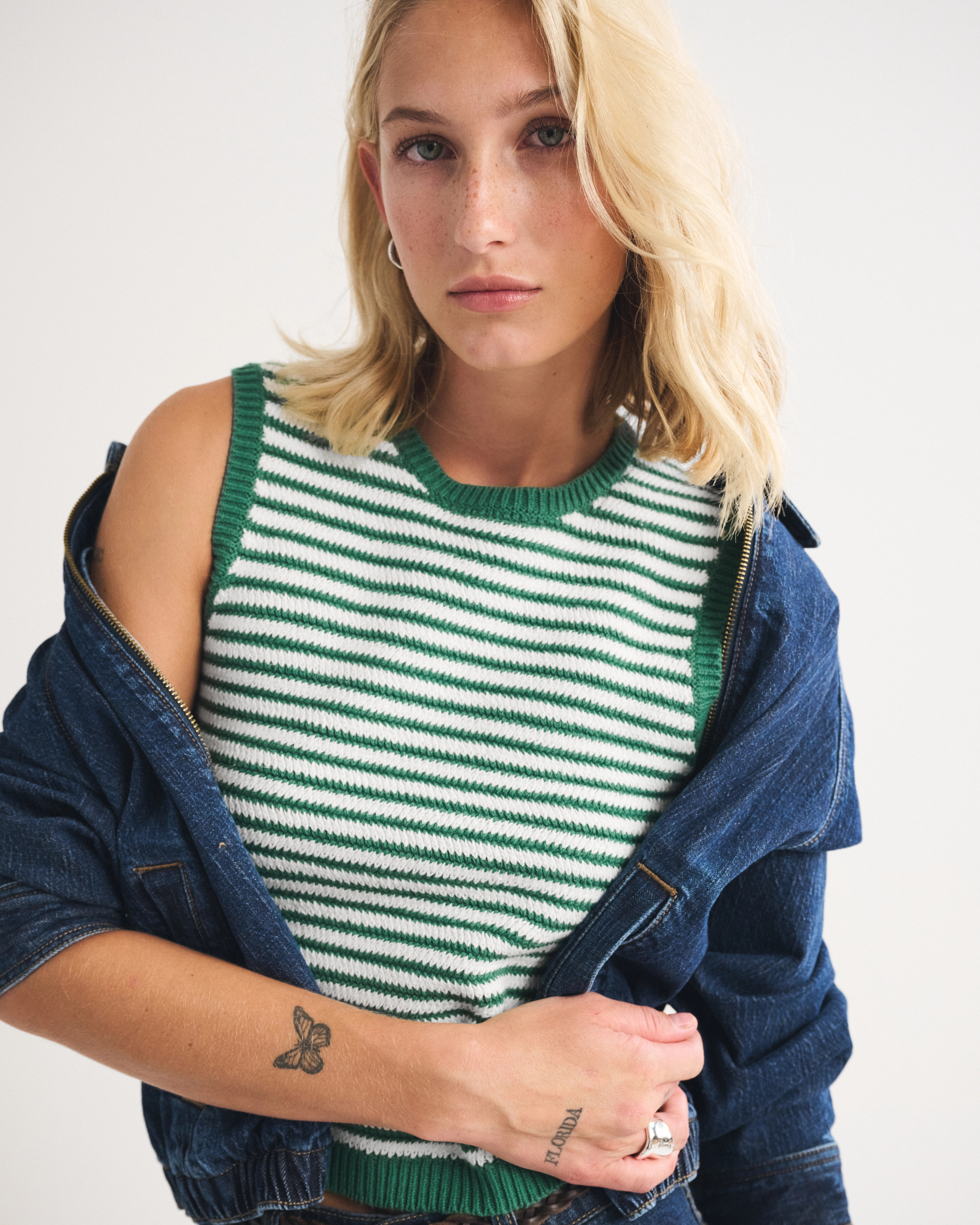 Crochet-Style Shell Top | Abercrombie & Fitch (US)