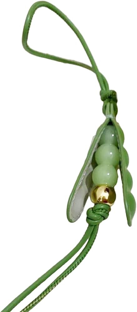Fashionable Pea Charm Pendant Handmade Portable Keychain Trendy Accessory in Multiple Color Phone... | Amazon (US)