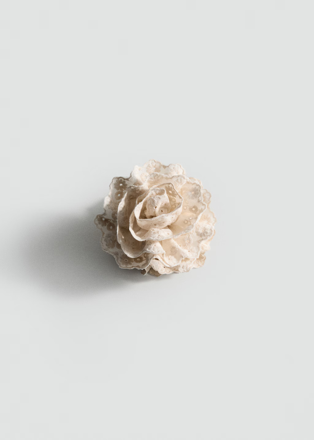 Flower scrunchie with contrasting trim | MANGO (UK)