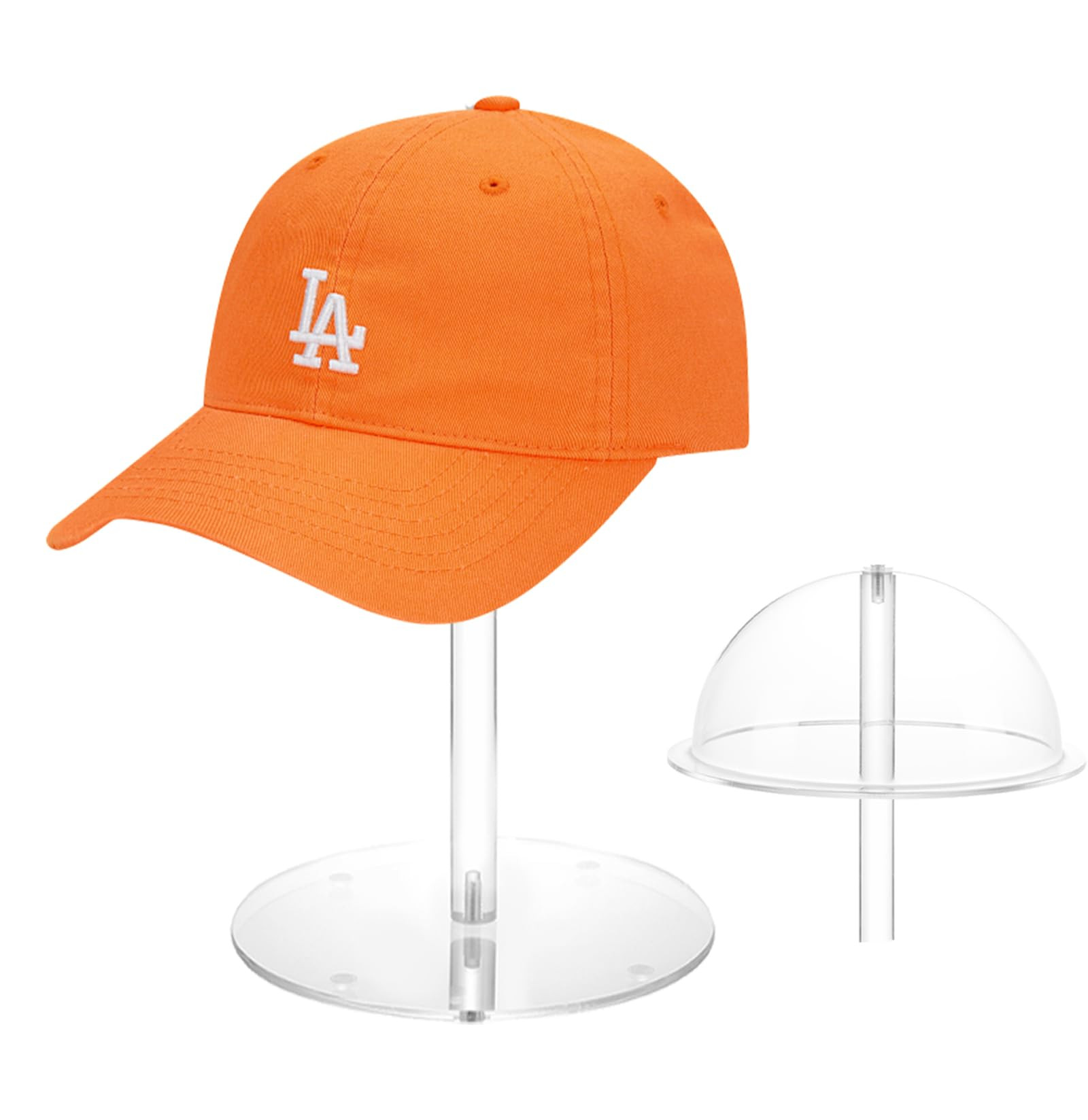 Hat Display Stands, 8'' Durable Acrylic Cowboy Hat Holder Stand, Clear Domed Baseball Cap Rack St... | Amazon (US)