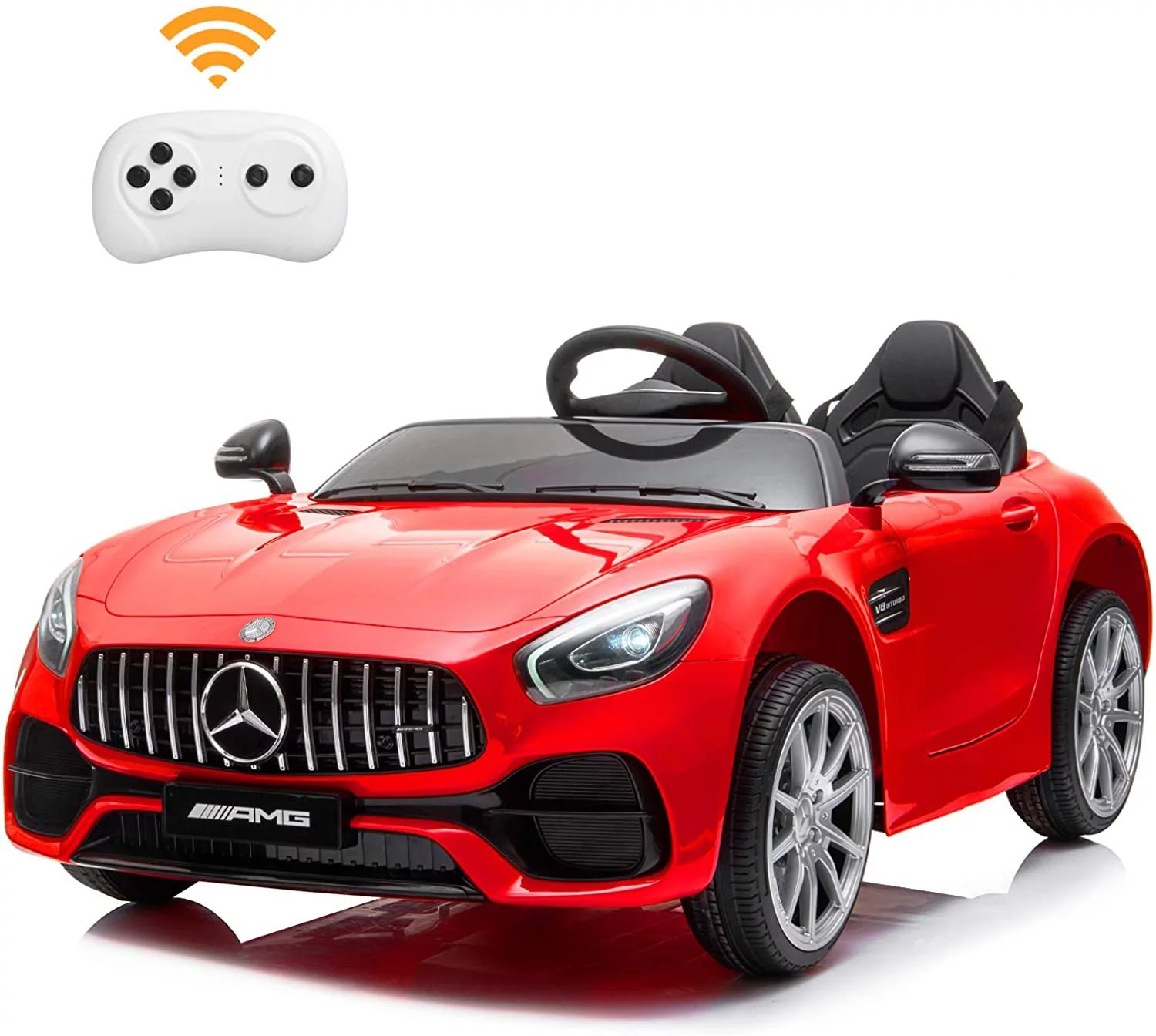 2 Seater Kids Ride On Car, Mercedes Benz Licensed Electric Car for Kids, Power Vehicle with Remot... | Walmart (US)