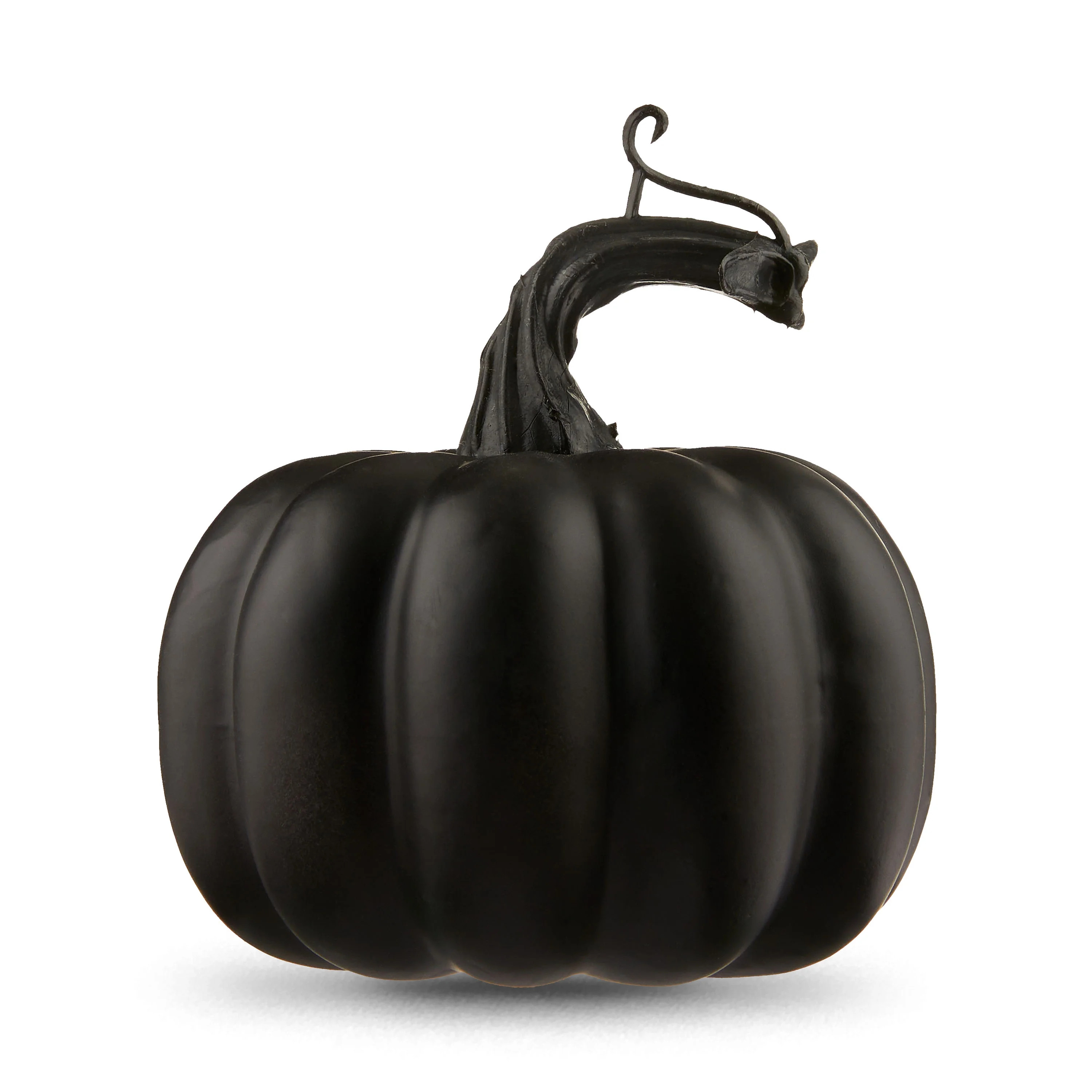 Halloween Mini Black Foam Pumpkin Decoration 3.5 in L x 3.5 in W x 3.5 in H, by Way To Celebrate ... | Walmart (US)