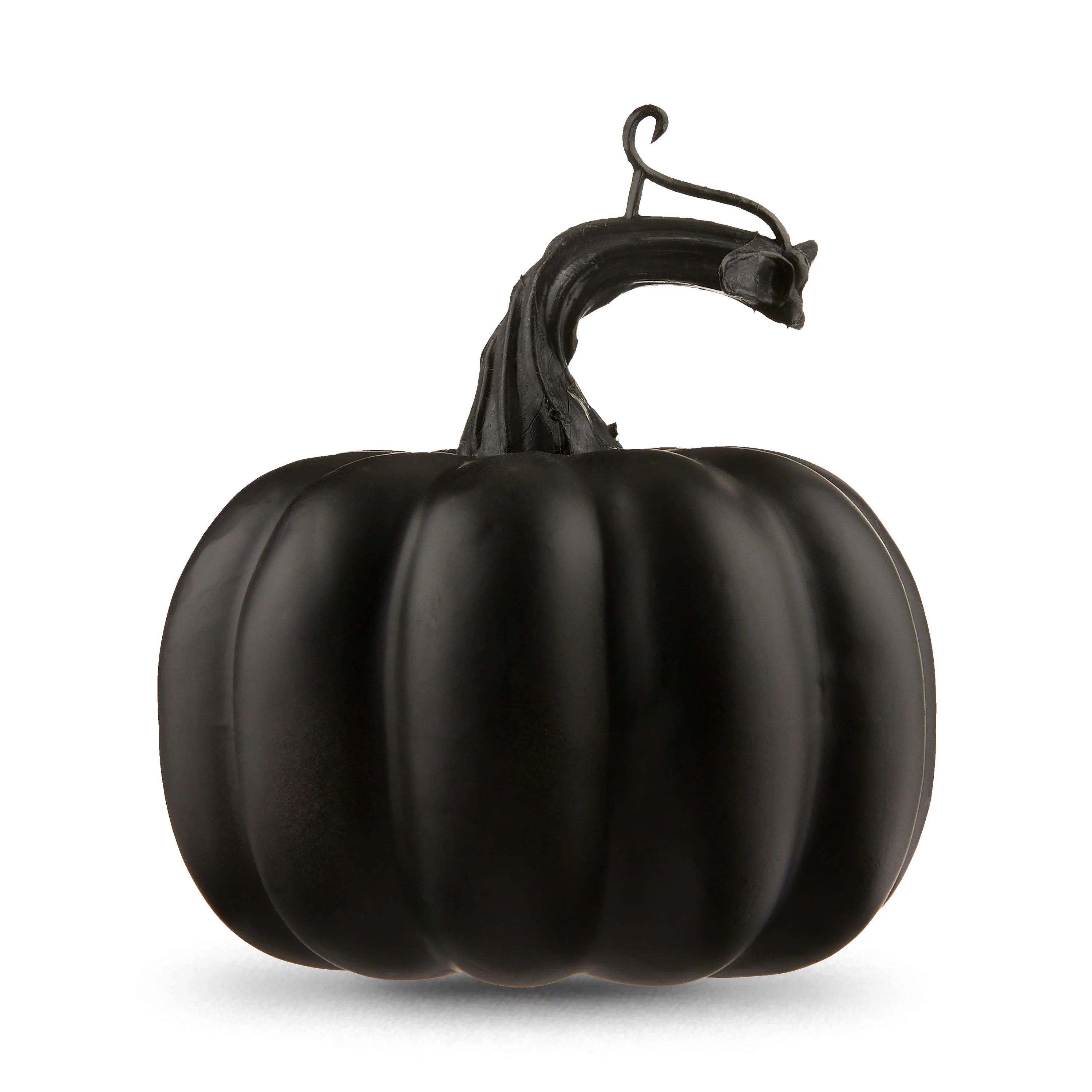 Halloween Mini Black Foam Pumpkin Decoration 3.5 in L x 3.5 in W x 3.5 in H, by Way To Celebrate | Walmart (US)