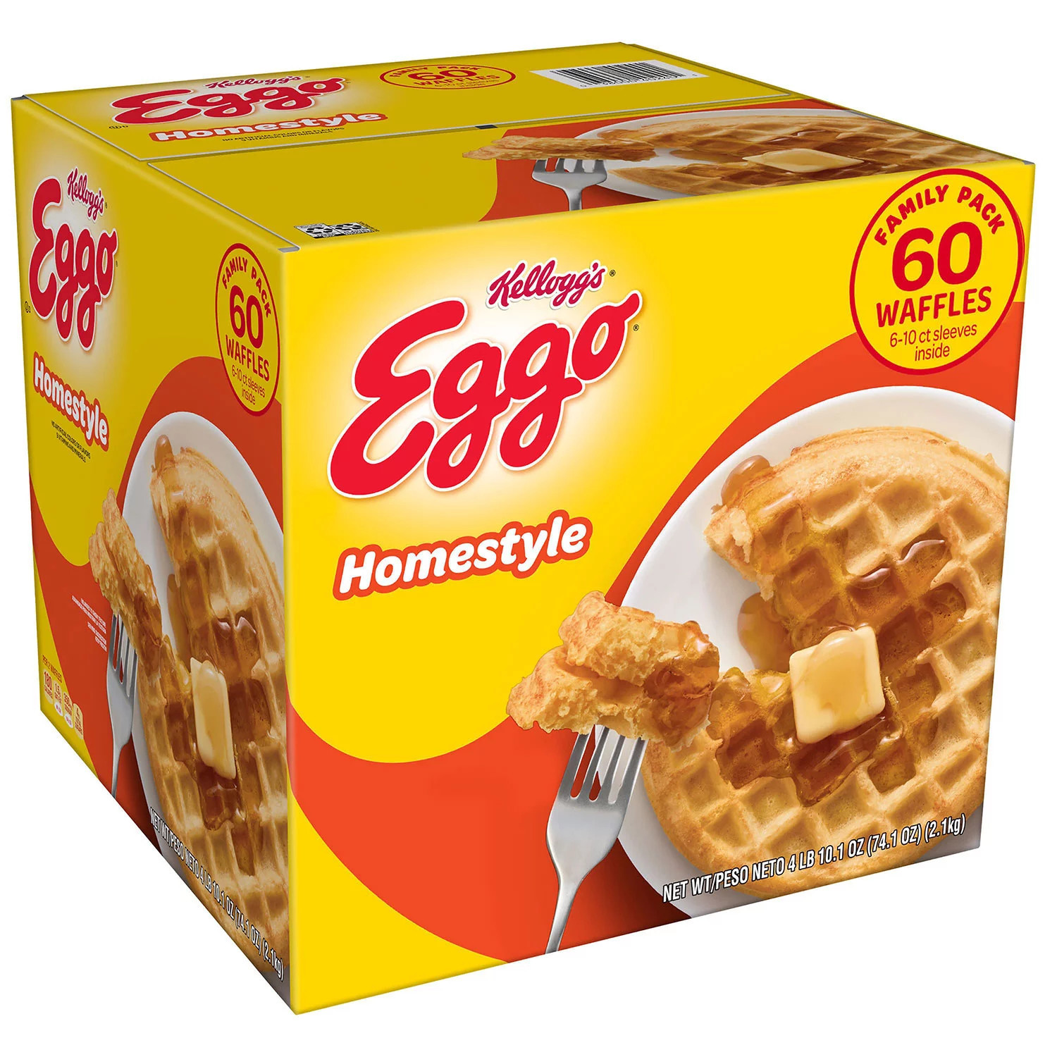 Eggo Homestyle Waffles, Frozen 60 ct. | Sam's Club