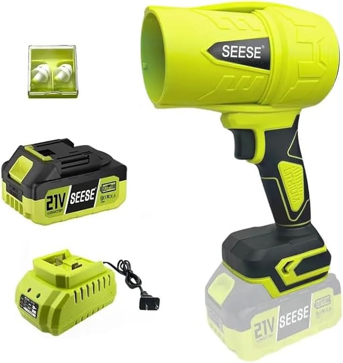 Turbo Jet Leaf Blower: Cordless Leaf Blower for Yard Leaves, Driveway Sand & Car Drying - 450 CFM... | Amazon (US)