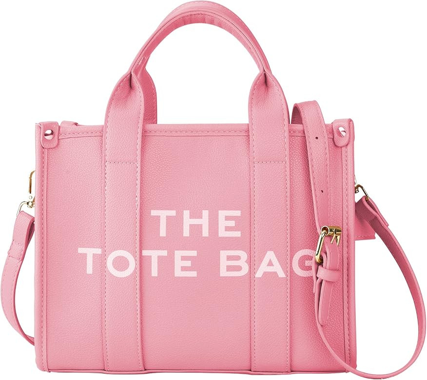 TRIOBASE The Leather Tote Bag For Women (8-10 inch), Womens Tote Bags with zipper, Can shoulder/cros | Amazon (US)