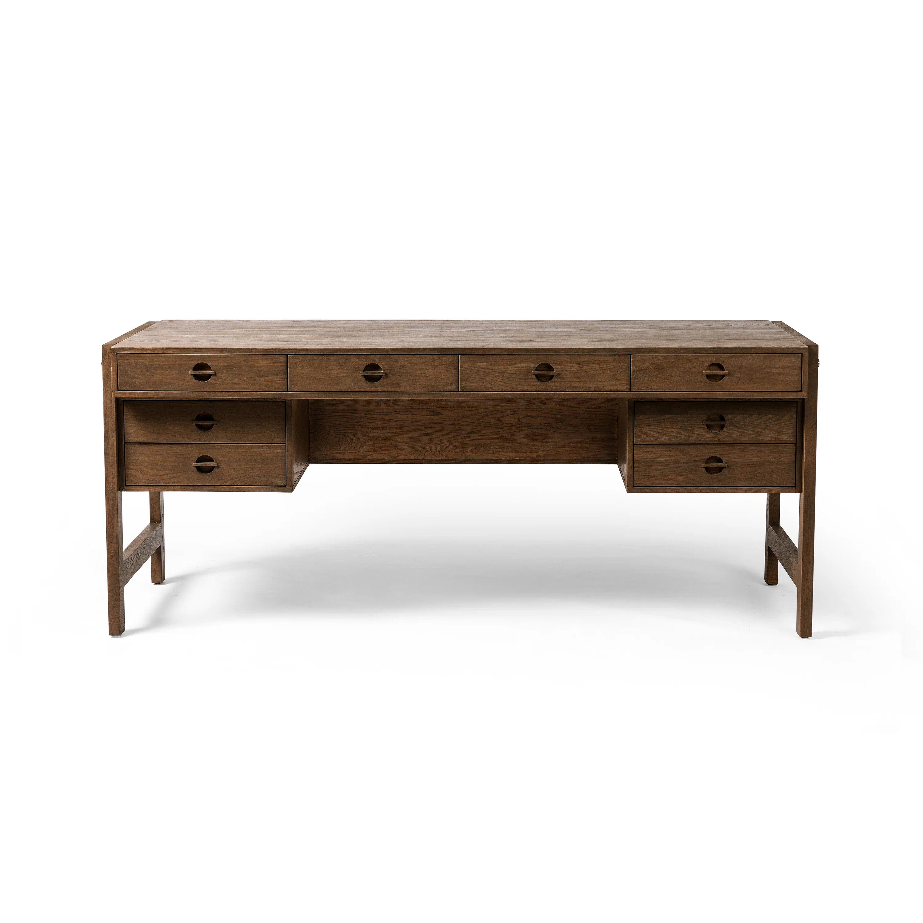 Four Hands Oakley Desk - Dark Toasted Oak | Perigold | Perigold