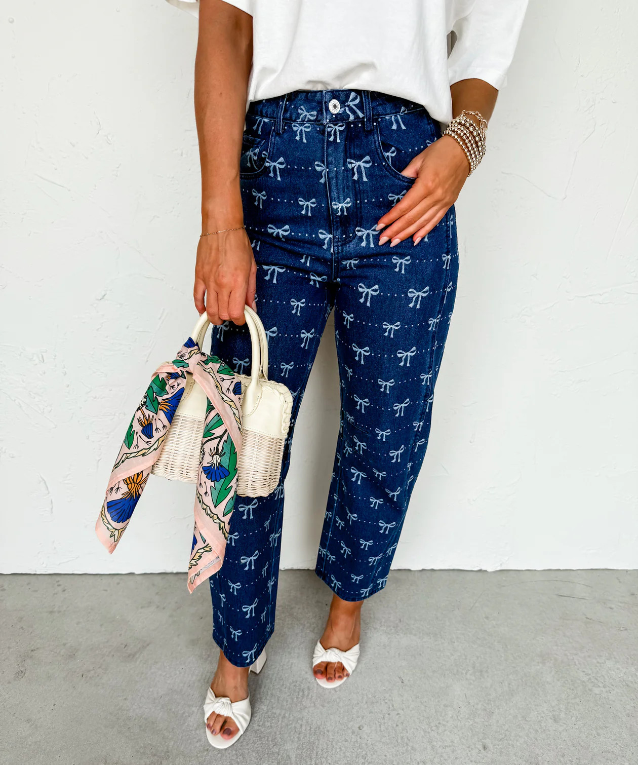 Perfectly Tied Barrel Jeans | Ruthie Grace