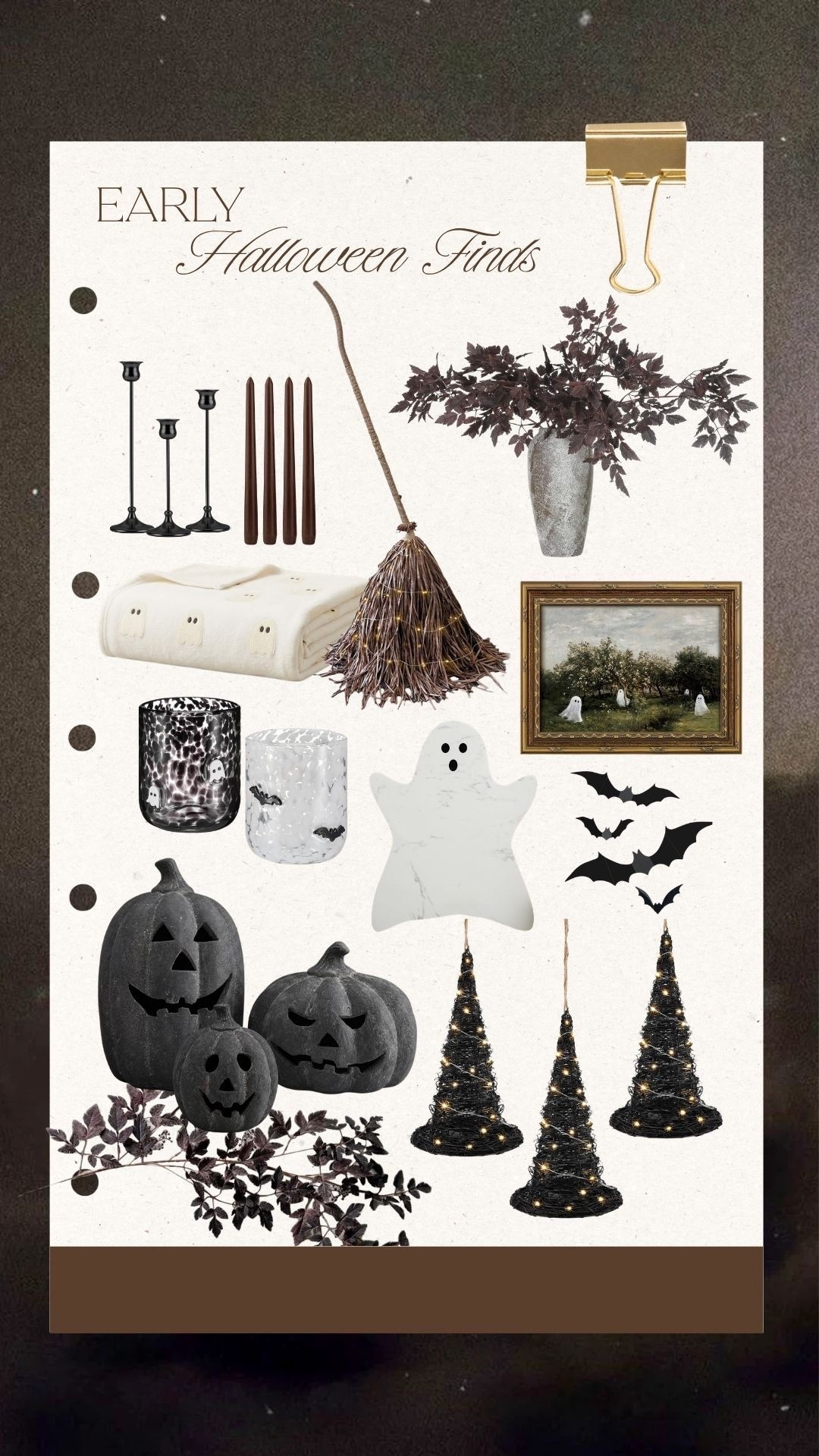 These early Amazon Halloween finds are perfect for adding festive touches to your home with ghost accents, black pumpkins, tapered candles and cozy seasonal decor. 👻

#amazonhalloween #halloweenfinds #halloweendecor #amazonfinds #falldecor #spookyseason #halloweenhome #seasonaldecor #amazonhome #halloweeninspiration

#LTKHome